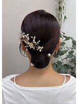 ジェミータ 横浜&nbsp;シンプルシニヨン【横浜ヘアセット/ヘアメイク/結婚式】