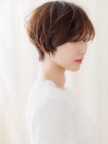 カバーヘア ブリス 北浦和(COVER HAIR bliss)&nbsp;ヘーゼルブラウン大人かわいいひし形マッシュショート20代30代X