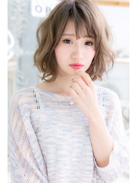 エノア バイ カバーヘア(ENOA by COVERHAIR) 30代40代 秋のくびれミディアムボブ
