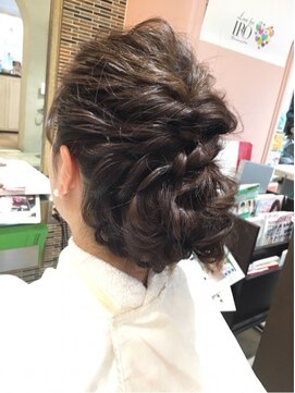 トリコ 梅田茶屋町店(trico) *結婚式波ウェーブアップスタイル*【トリコ梅田茶屋町店】