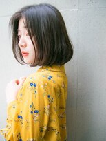 ルティア(Lutia) ナチュラルボブ 暗め大人かわいいアッシュ