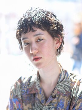 ヘアー アイス ルーチェ(HAIR ICI LUCE) フレンチショート ベリーショート スパイラルパーマ 無造作ヘア