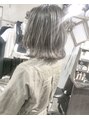 ヘアーアンドアトリエ マール(Hair&Atelier Marl) ハイライトグレージュカラー×外ハネbob