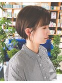niiカット×丸みショートボブ