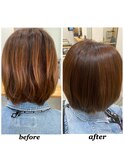 髪質改善ストレート