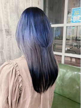 シェリー(cherie) ロングウルフ☆グラデカラー