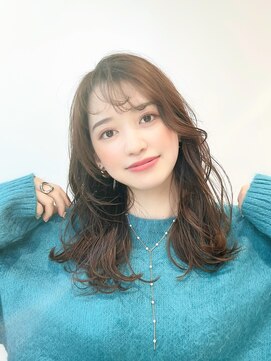 モナン 渋谷(Monan) 【飯田】シースルー前髪 愛されセミディ #渋谷