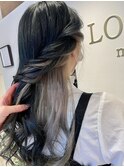 デザインカラー/レイヤーカット/ウェットヘア/夏のヘアアレンジ