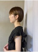ミニボブ/ぱっつんボブ/縮毛矯正［南青山］