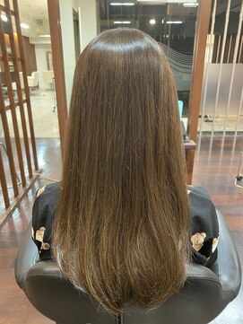 ビューティーヘアサロン アングル 八戸ノ里店(Beauty Hair Salon angle) オリーブベージュカラー