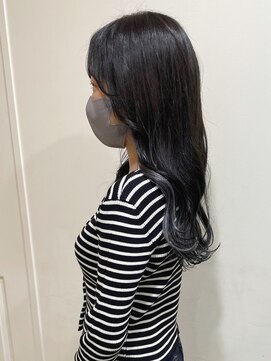 グリーン 渋谷(green) 【MIO】イヤリンググレー×インディゴブラック