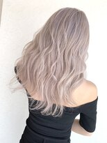 リード バイ ラグーン(LEAD by LAGOON)&nbsp;ホワイトミルクティーベージュケアブリーチインナーイヤリング