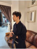 外国人風癖毛風パーマショート