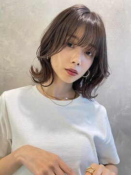トルネード(TORNADO) 韓国風ヘア 外国人風ヘア くびれヘア ラベンダーブラウン　A608