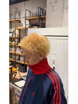 クオンヒール 堺筋本町店(QUON HEAL)&nbsp;抜けっぱなしブリーチ＋スパイキーショート