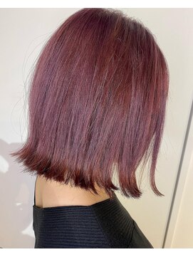 リアン ヘアー(Lien hair) ピンク外ハネボブ