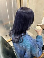 ルフレ 新宿本店1st(Reflet)&nbsp;ケアブリーチ/ディープラベンダー/ダブルカラー