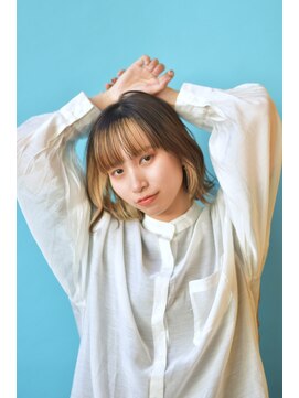 ルーフ 用賀(ROOF) 抜きっぱなしフレーミングカラー【ROOF用賀】#髪質改善