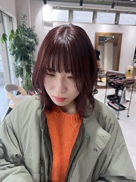 アドア 横浜(ADORE) 【ADORE横浜】ピンクベージュ×ボブレイヤー