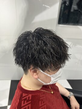 オーシャントーキョー(OCEAN TOKYO) メンズパーマツイスパ波巻きスパイラルマッシュセンターパート