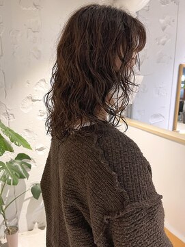 コフィー バイ メルト 吉祥寺(cofy by melt) 【三ツ井純】レイヤーカット レイヤーボブパーマ ニュアンスボブ