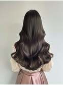 韓国風くびれ巻き/オリーブグレージュ/髪質改善