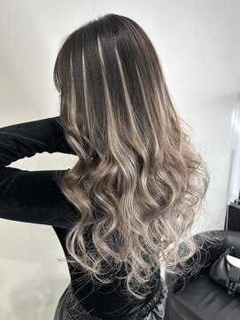 ヘアーデザイン ジェルム(Hair Design germe) バレイヤージュ風 #HIYORI#