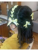 エクステンション クーチャー(Extention Cu'cha)&nbsp;レースアップ　ハーフアップ