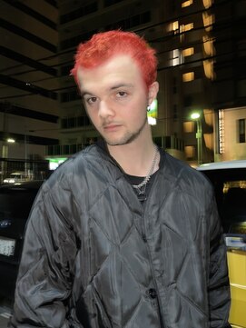 アンドピース and peace 赤Buzz