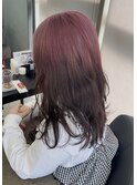 ピンクカラー/ルーツカラー/ブリーチ#浜松駅#カラー#ブリーチ