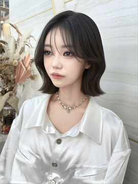 エルバイラビス 大宮(elu by lovis) 《高瀬寛菜》タッセルボブ/ダークグレージュ/韓国/埼玉大宮