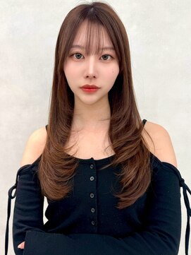 エジョン 三鷹店(Aejon) 韓国レイヤー/ワインレッド/マロンベージュ/イメチェン/吉祥寺