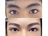 メンズアイブロウスタイリング、アフターケア付き