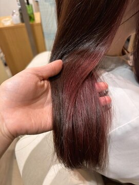 フリップビーアヴェダ(FLIP B AVEDA) 本八幡×市川×暖色カラー×インナーカラー