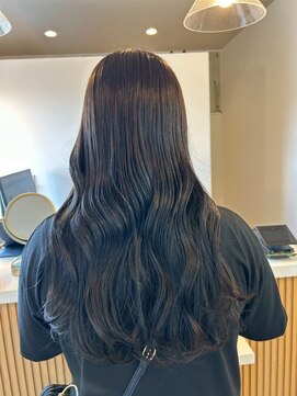 ミルヘアデザイン(mil hair design) 髪質改善カラー　艶カラー　ブラウンカラー　ミディアム