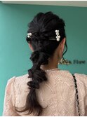 お呼ばれヘアセット