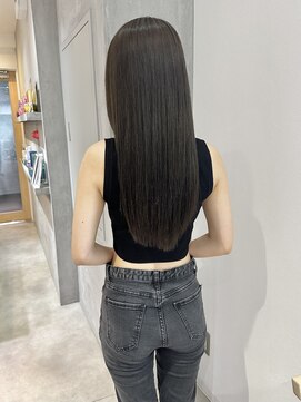 ヨーク(YOKE) YOKE 地毛風ストレート縮毛矯正さらツヤロング髪質改善