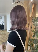 【oasisマミ】大人可愛いピンクラベンダーグレージュカラー