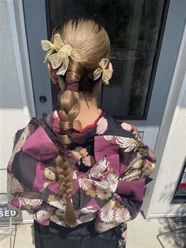 モイ ヘアー ワークス(moi hair works)の写真/振袖/七五三など、特別な日のセットはmoi hairにおまかせ☆誰よりも輝く思い出に残る1日を演出いたします◎
