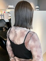 ヘアーエスクールシーユー 枚方T-SITE店(hair S.COEUR×Cu)&nbsp;丸くないボブ/ヘイリーボブ/切りっぱなしボブ/大阪枚方美容室
