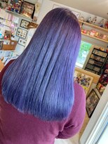 ヘア メイク ココ(hair make coco)&nbsp;色落ちも綺麗な艶ラベンダー♪