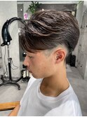 【櫻田】フェザーパーマ　刈り上げセンターパート　men's