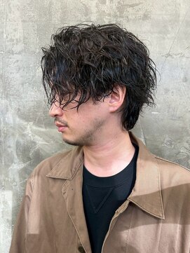 メンズサロン キング 高槻店(Men’s salon K!ng) 波巻きツイストスパイラルパーマ/フェザーパーマ/眉毛/メンズ