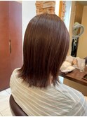 髪質改善/顔周りレイヤーカット/グレージュ[千葉/千葉駅]