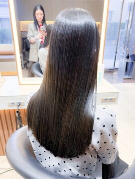 ロンド ロワール 門前仲町(Lond Loire) ボブショートボブ縮毛矯正ベージュグレージュ門前仲町