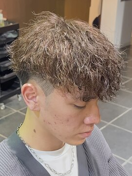 ルアン 大分駅店(ruen) 大分メンズカットマッシュスペインカール波巻きスパイラルパーマ