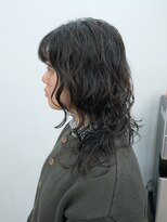 アーシェ 横浜店(A'SHE)&nbsp;ロングウルフ お洒落パーマ エフォートレス 無造作 横浜駅