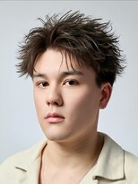 ルースト 南堀江店(ROOST) MEN’S/リバースセンターパート/ニュアンスパーマ/南堀江
