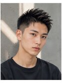 アップバングベリーショート