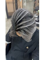 ラフ 難波(LAFF)&nbsp;メンズバレイヤージュ/メンズハイライト/ホワイトメッシュ